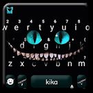 Скачать тема для клавиатуры Devil Cat Smile (Полная) на Андроид